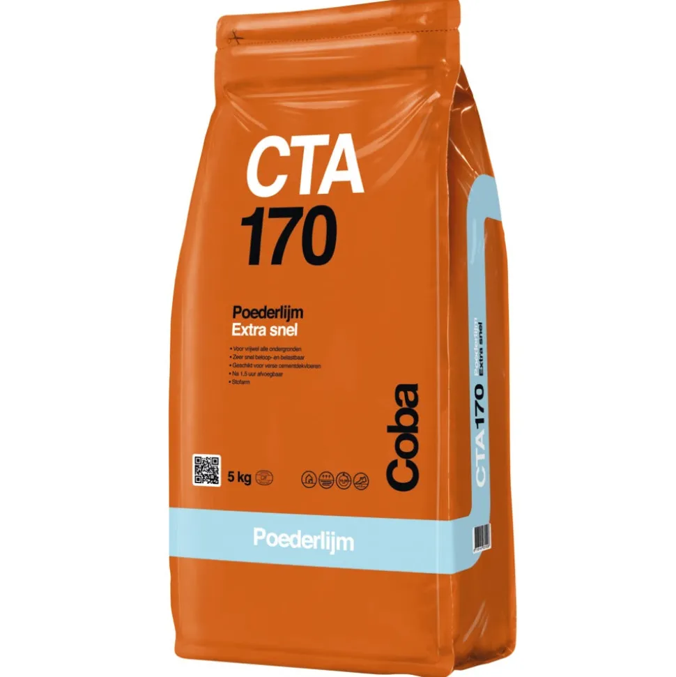 Coba CTA170 Poederlijm Grijs Extra Snel 5kg