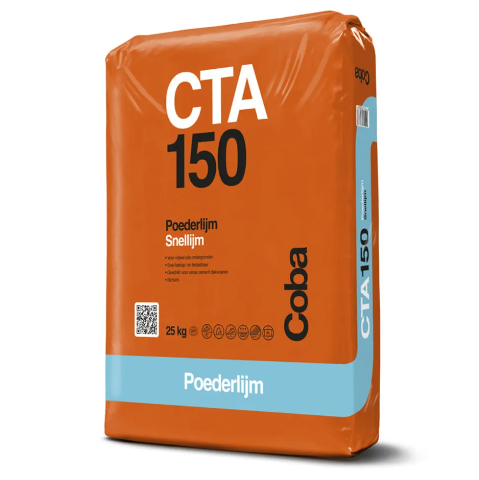 Coba CTA150 Poederlijm Snellijm Grijs 25kg