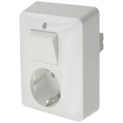 Combinatie Stopcontact En Schakelaar Wissel Polarwit Randaarde