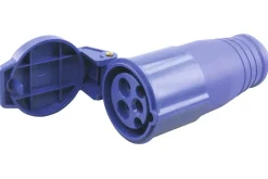 Contrastekker 2-Polig+E Blauw 16A
