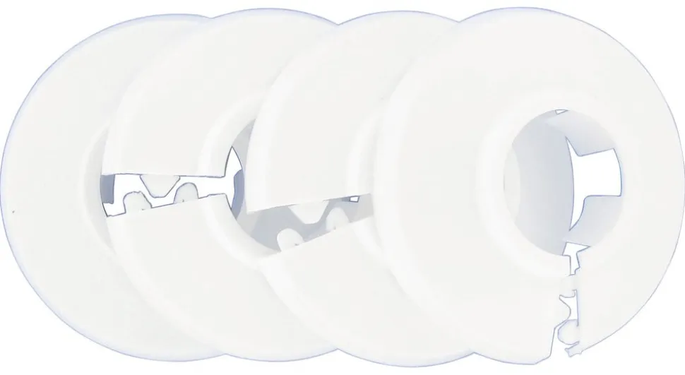 CV-Buisrozet Glans Wit 28mm