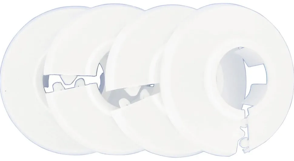 CV-Buisrozet Mat Wit 22mm 4st