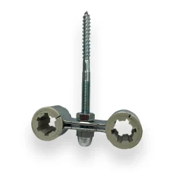 CV T-beugel 15 mm met inlage - 2 stuks