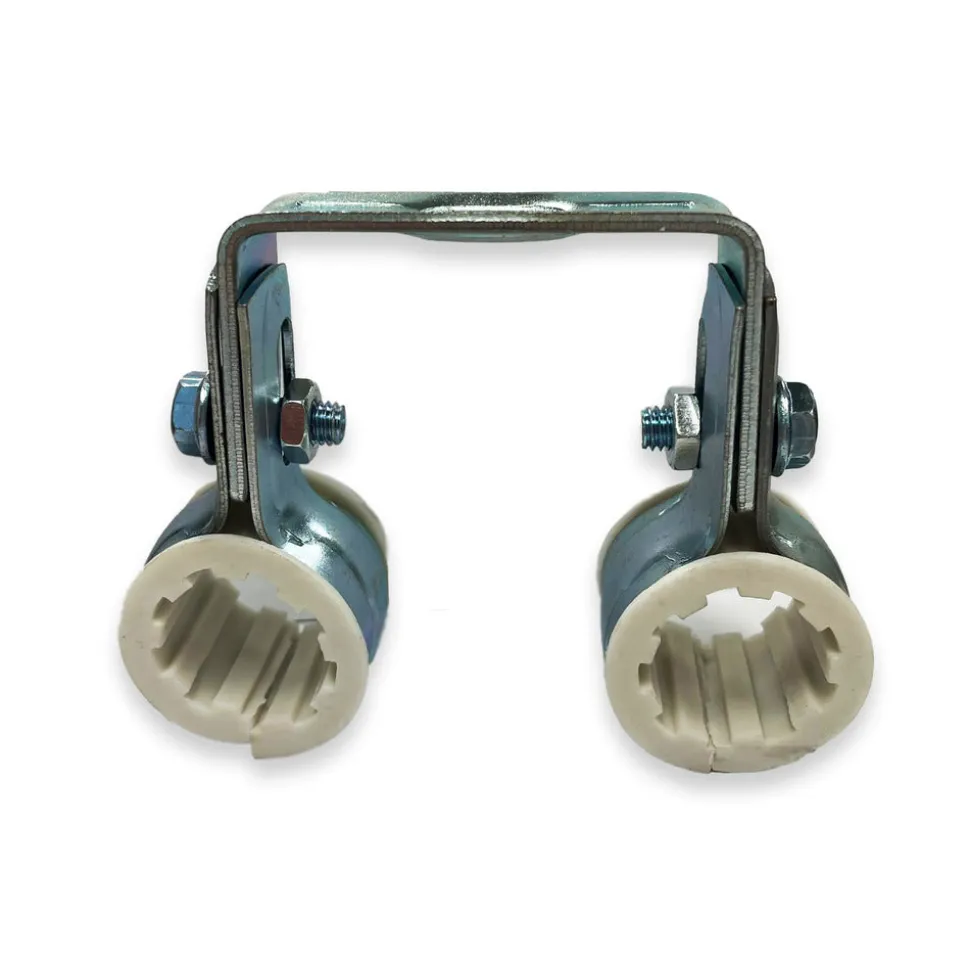 CV U-beugel duplo met inlage 22 mm - 2 stuks