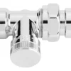 Danfoss Radiator Voetventiel RLV-XG Recht Chroom 1/2"