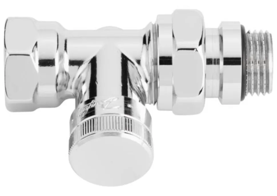 Danfoss Radiator Voetventiel RLV-XG Recht Chroom 1/2"