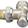 Danfoss Radiator Voetventiel RLV-S15 Haaks Vernikkeld 1/2"