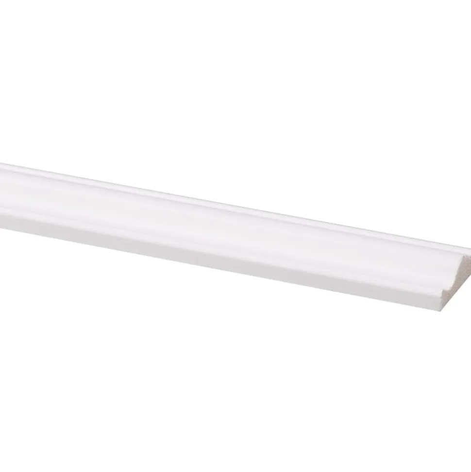 Decorlijst Grenen Wit Gelakt FSC Mix 70%