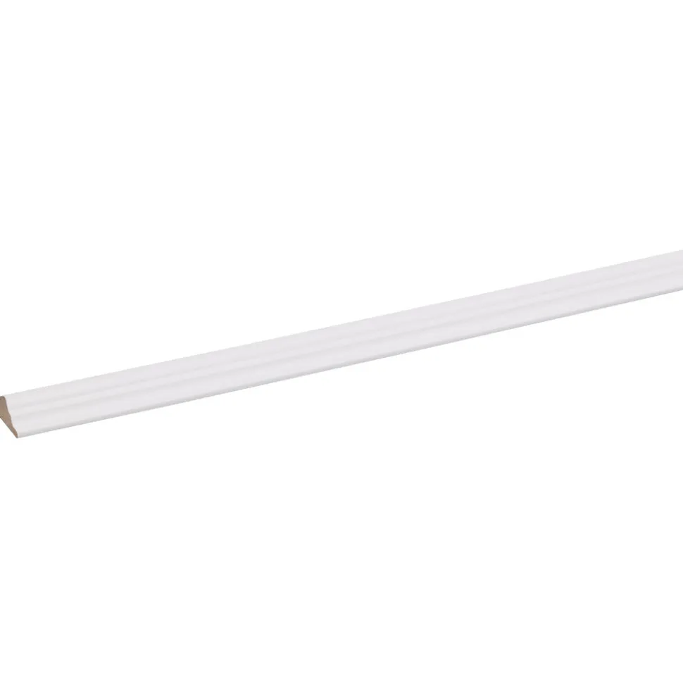 Decorlijst MDF Folie Wit 9x22x2600mm 70% PEFC