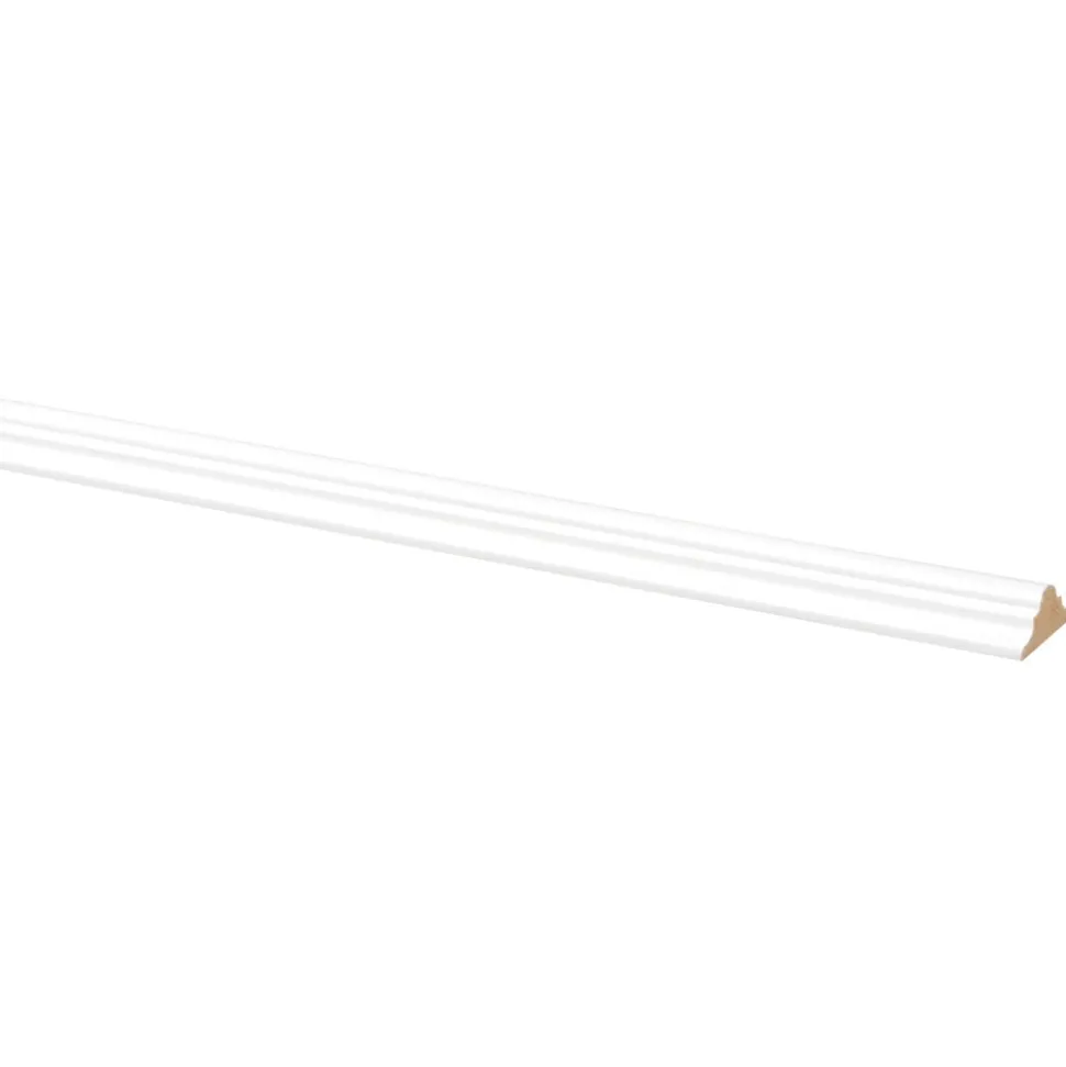 Decorlijst MDF Folie Zelfklevend Wit 9x22x2600mm 70% PEFC