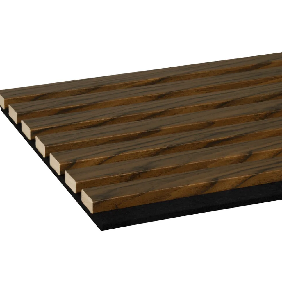 Decowall Acoustic Walnoot 30x260cm 2st 70% PEFC