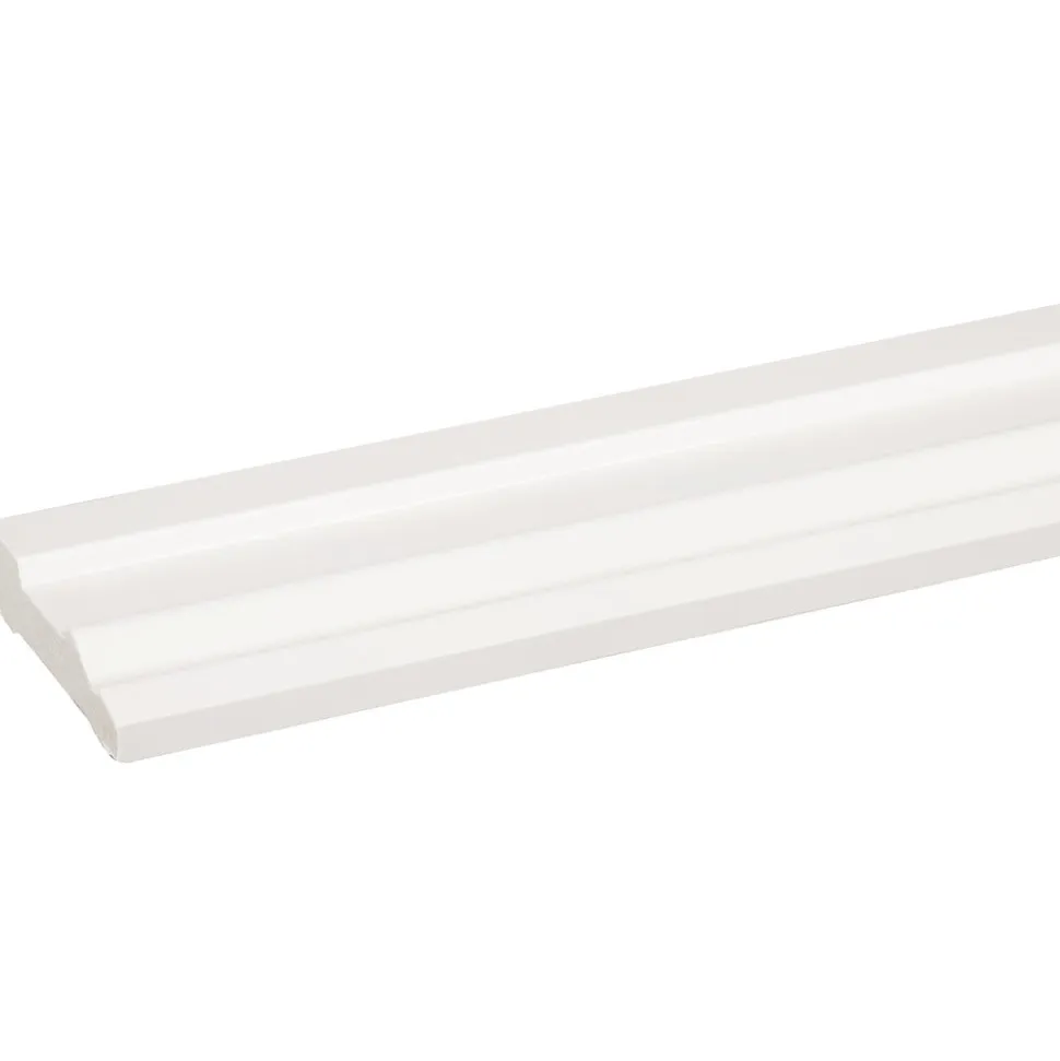 Deurlijst Grenen Wit Gelakt 15x57x2700mm FSC Mix 70%
