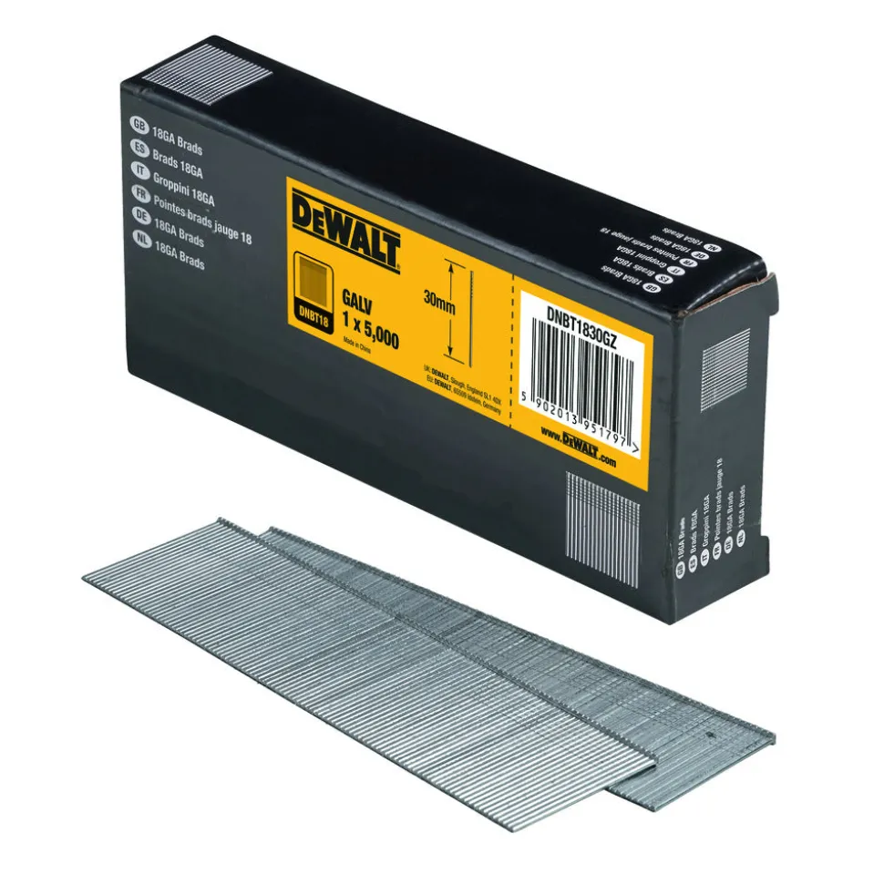 DeWALT Brads Gegalvaniseerd 18Ga