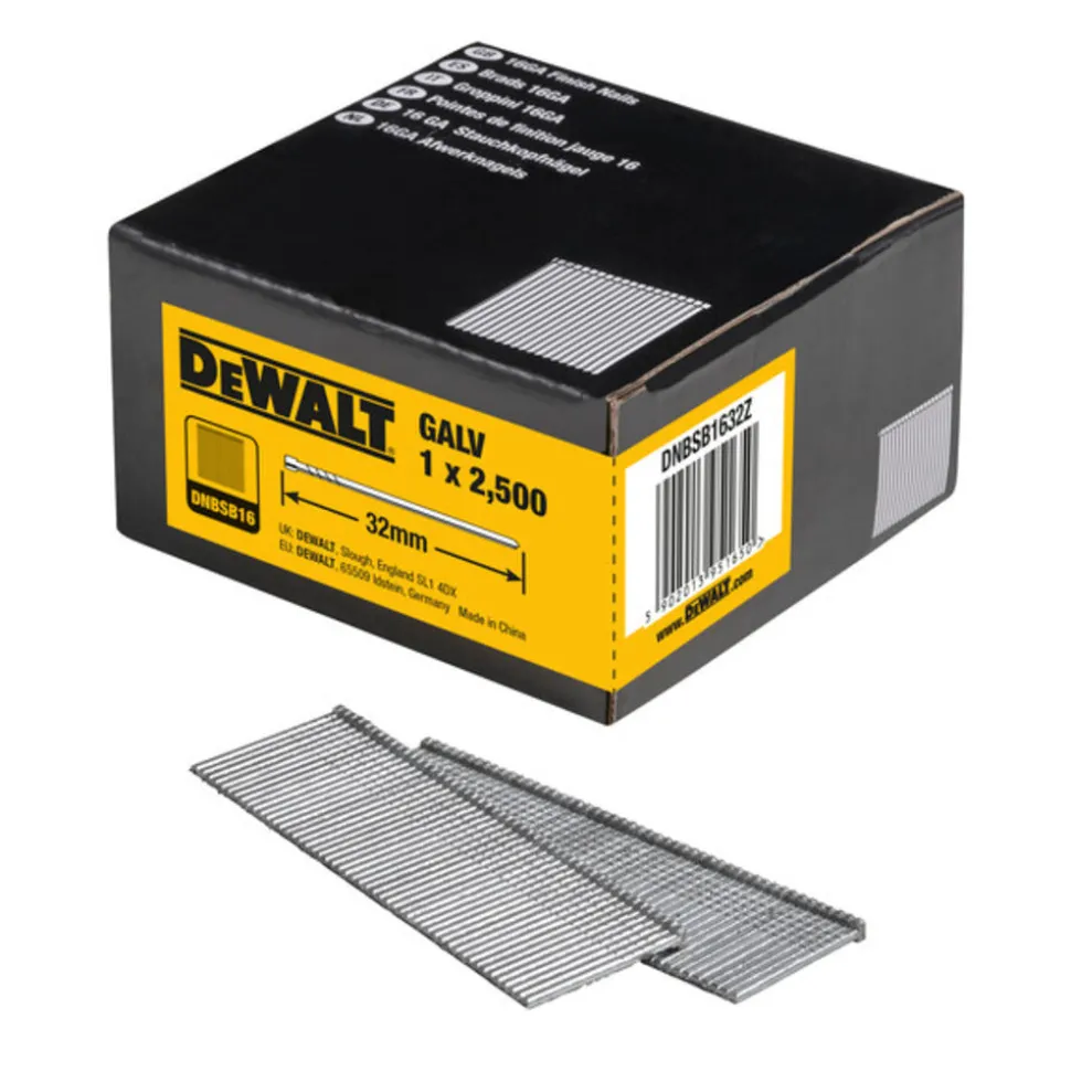 DeWALT Brads Gegalvaniseerd 2,5m 16Ga