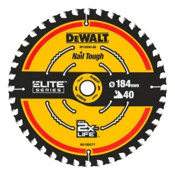 DeWalt Cirkelzaagblad DT10303-QZ Finish Kerf 1,65mm 184x16 40T