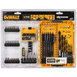 DeWALT 57-delig, speedboor EXTREME™ , Houtboren, en Bits in TOUGH CASE