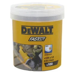 DeWALT Doorslijpschijven 125x1mm Metaal In Emmer DT20540-QZ 100st