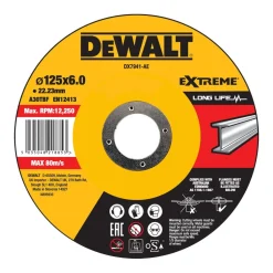 DeWALT Extreme 2X Afbraamschijf Metaal 125x6x22,2mm
