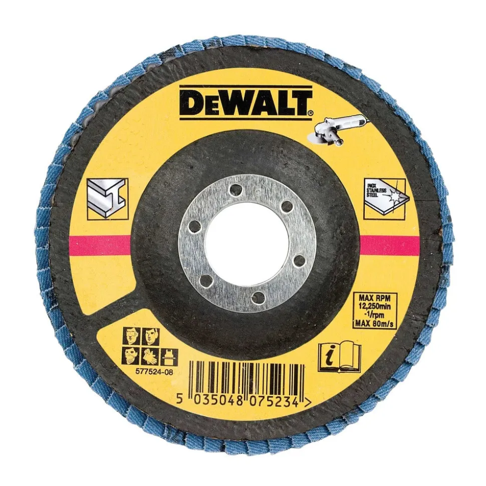 DeWALT Lamellenschijf Gebogen K80 125mm