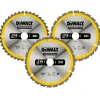 DeWALT Zaagbladen, CZB 3 pack 216x30mm : 2x DT1952-QZ + 1x DT1953-QZ