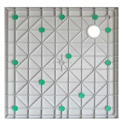 Douchebak Vierkant SMC Wit 80x80cm