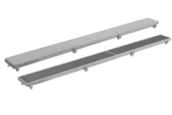 Douchegoot Rooster RVS 90cm