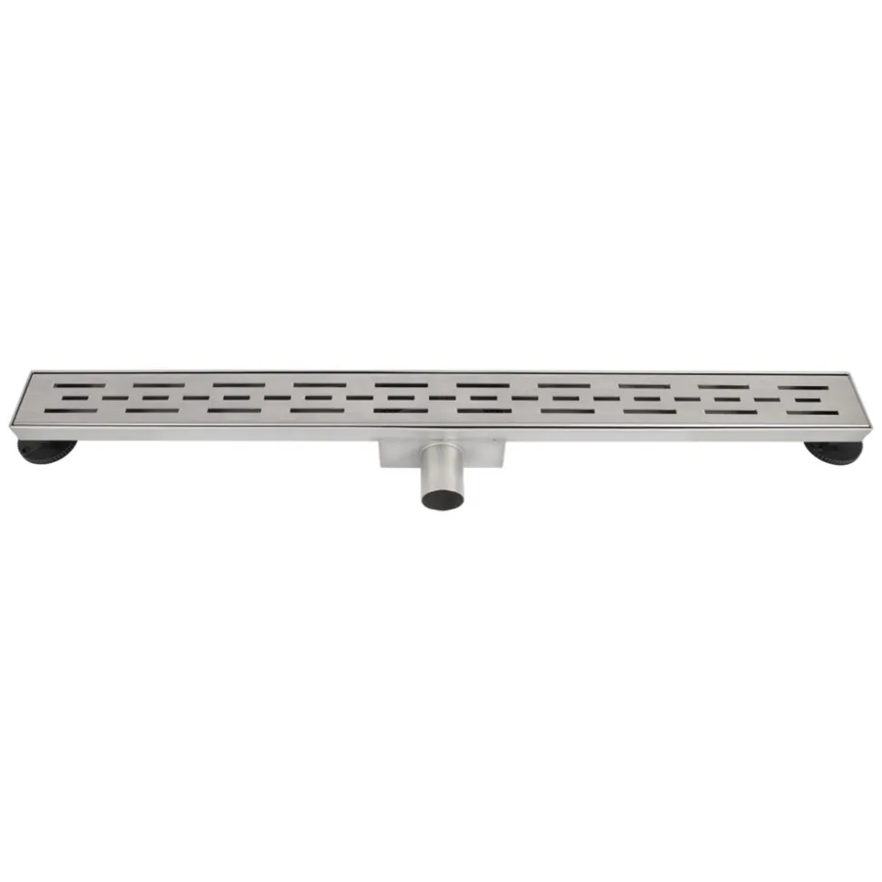 Douchegoot RVS Zonder Flens 7x7x100cm