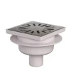 Doucheput RVS Recht 15x15cm