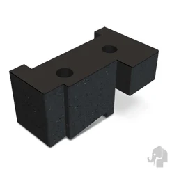 DTS Neut Hollodeen Zwart 66x110x57,5mm Set 2st
