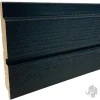 Dubbele Rhombus Rabatdeel Zwart 19x144x3000mm 70% PEFC