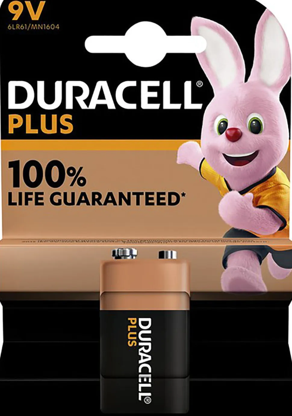 Duracell Plus Batterij blok 9 volt