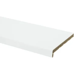 DuraStyle Vensterbank kunststof wit inclusief eindkappen 25x300 cm 40 mm