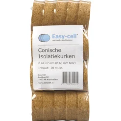 Easycell Conische Kurk tbv Inblaasisolatie 20st