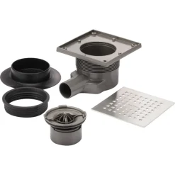 Easy Drain Aqua Doucheput MSI-6 RVS Geborsteld 15x15cm
