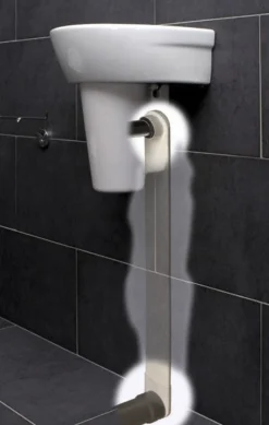 Easy Drain Slim Tube Afvoerbuis 90° 75cm