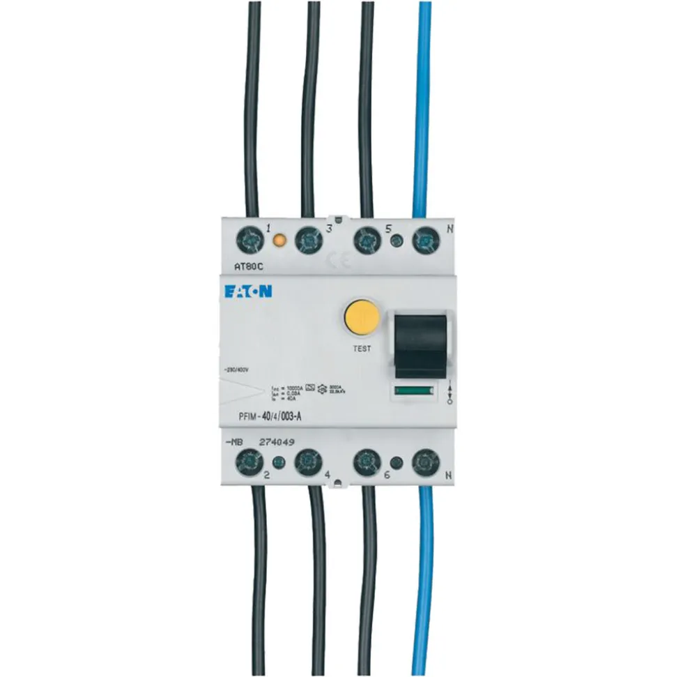 Eaton Holec Aardlekschakelaar 4P 40A 30MA