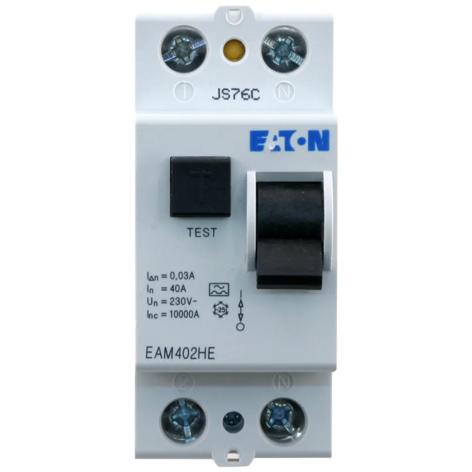 Eaton Holec Aardlekschakelaar 1316038 2-Polig 40A 30mA
