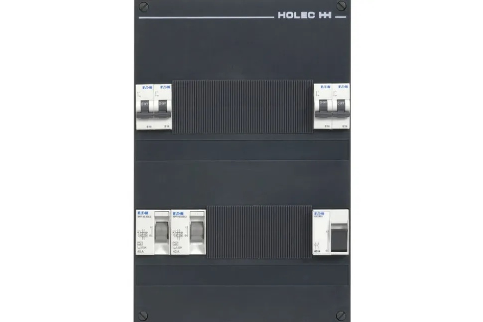 Eaton Holec Groepenkast 4 Groepen 2xAls 16A 1-Polig+N 220x330mm
