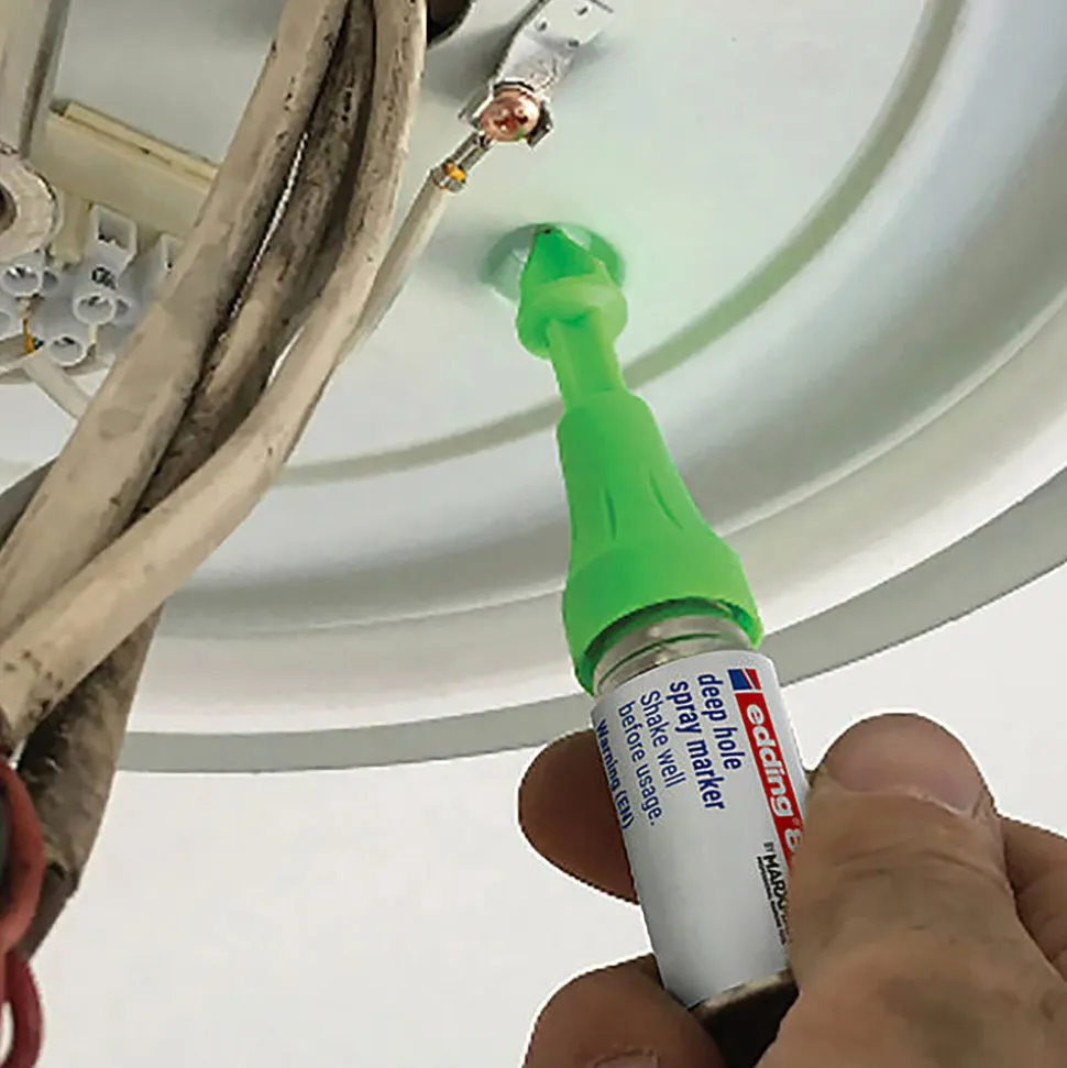 Edding E-8870 deep hole spraymarker blister groen