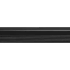 Eindprofiel SPC Paneel Wall End Zwart Mat 4mm x 2800mm
