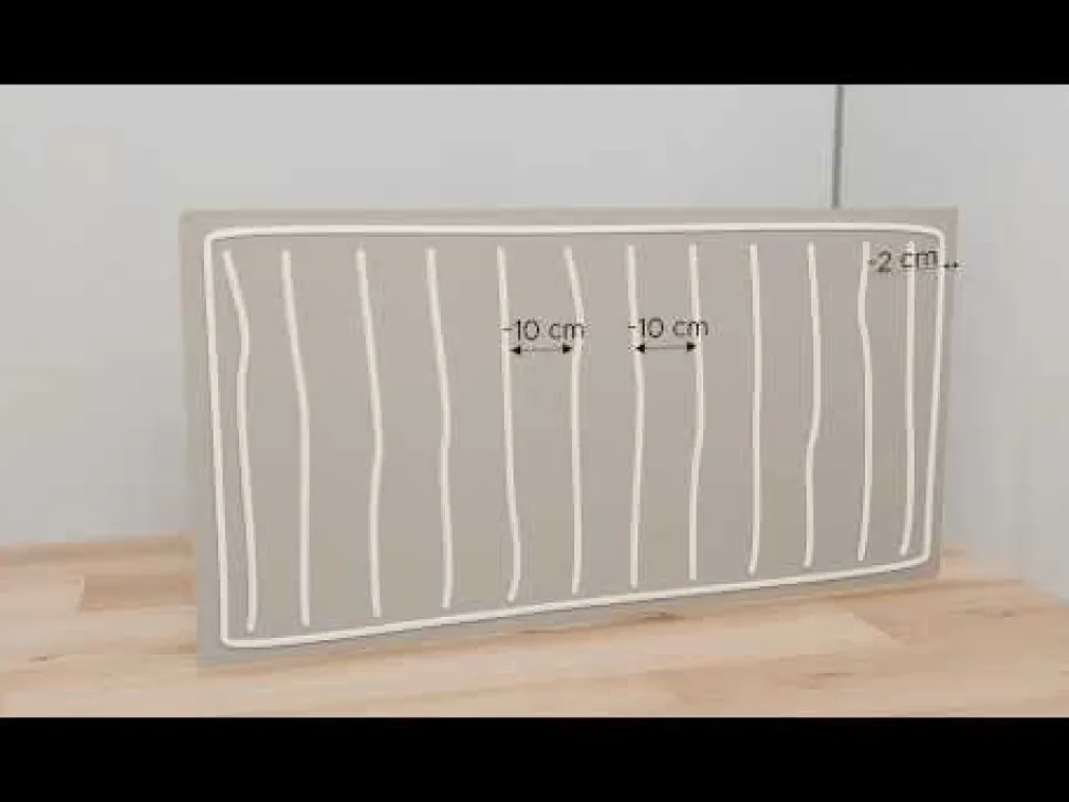 Eindprofiel SPC Paneel Wall End Zwart Mat 4mm x 2800mm