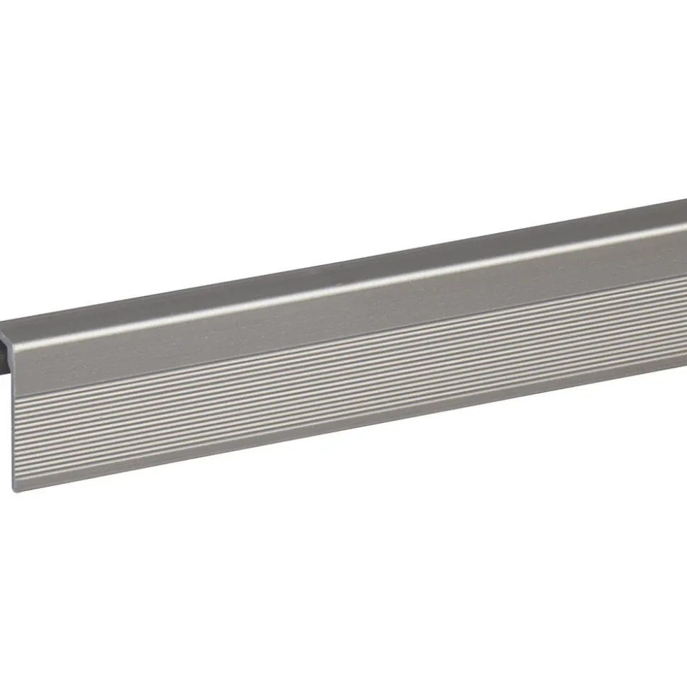 Eindprofiel SPC Paneel Wall End Titanium 4mm x 2800mm