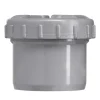Eindstuk PVC wanddikte 3,2 mm Ø 110 mm met schroefdeksel KOMO-keur