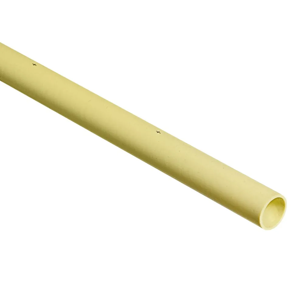 Elektrabuis PVC 5/8'' CrèmeKEMA-keur in gladde uitvoering 4 meter