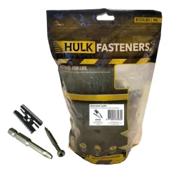Elephant Eva-Last Clips Hulk I-series Apex Staal Zwart 125st