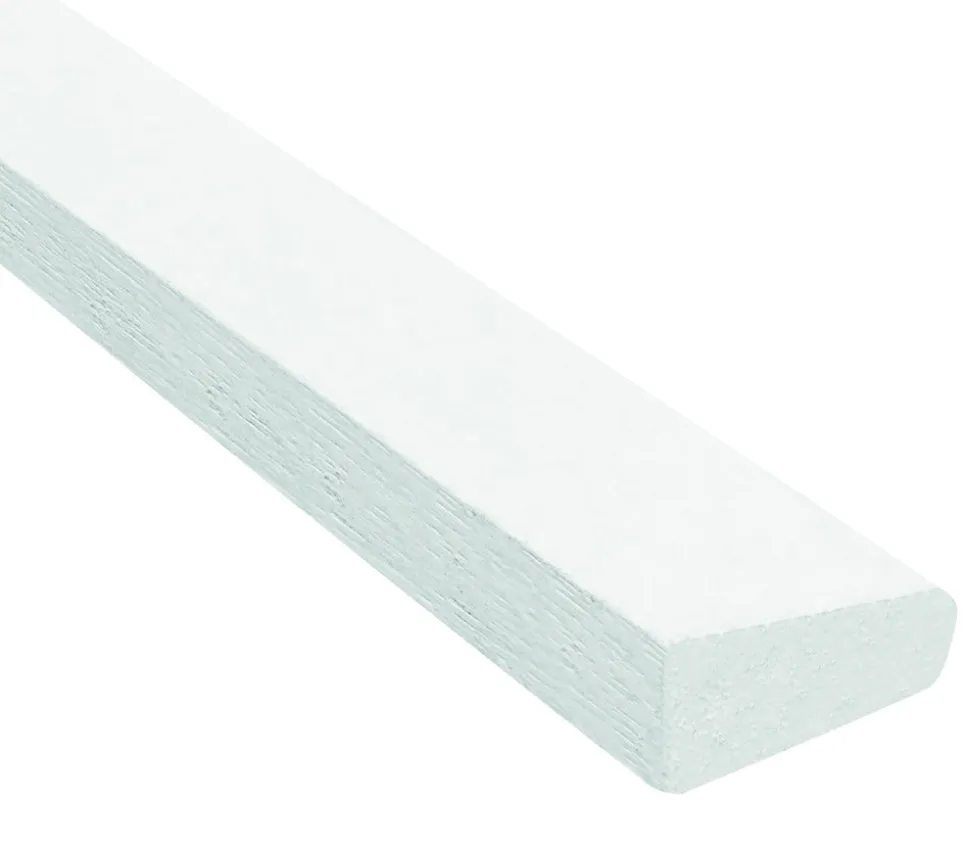 Elephant Glaslat A3 Hardhout Wit Gegrond 15x33x4600mm FSC Mix 70%