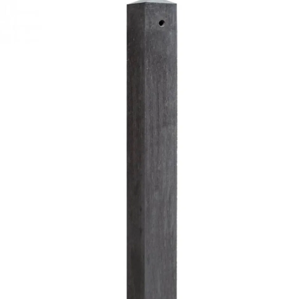 Elephant Tussenpaal Beton Diamantkop Antraciet 85x85x2800mm