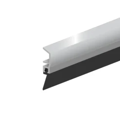 Ellen Dorpelprofiel ADS Classic Aluminium Met Kunsttof TPE Lip 100cm