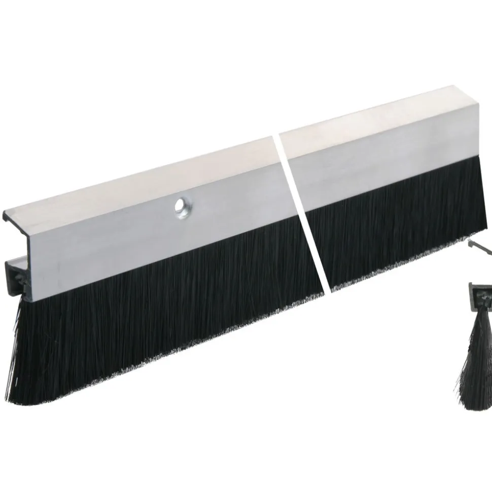 Ellen Dorpelstrip IBS Aluminium Met Borstel Zware Uitvoering 220cm