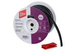 Ellen Tochtprofiel Siliconen 1501 SCF 15mm 25m